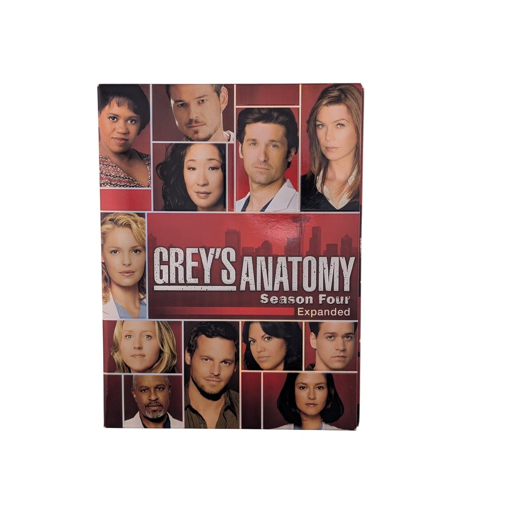 Grey's Anatomy DVD Box Set Season 4 Expanded  5-Disc Unisex